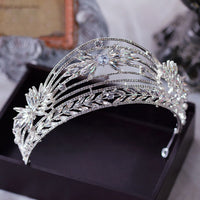 Baroque Wedding Tiaras Crowns Crystal Brides Headbands