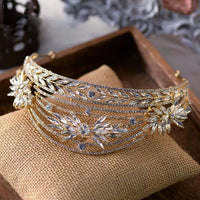 Baroque Wedding Tiaras Crowns Crystal Brides Headbands