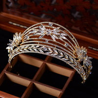 Baroque Wedding Tiaras Crowns Crystal Brides Headbands