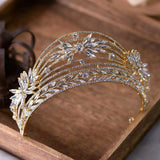 Baroque Wedding Tiaras Crowns Crystal Brides Headbands