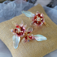 Gorgeous Leaf Bridal Hair Sticks Headdress Brides Barrettes Evening Headpieces