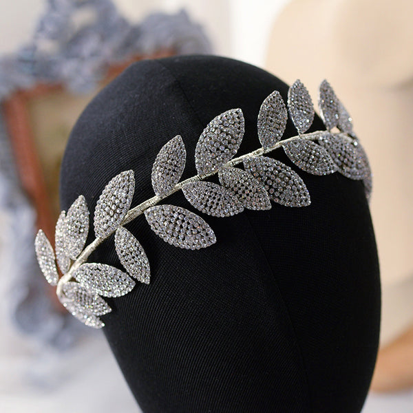 Korean  Brides  Rhinestone Soft Bridal Hairbands