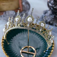 Fashion Gold/Silver Bridal Crowns Tiara Headpieces Prom Headband