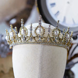 Fashion Gold/Silver Bridal Crowns Tiara Headpieces Prom Headband