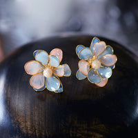 Cute Mini Flower Woman Earrings Wedding Accessory