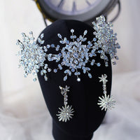 Sparkling Wedding Crystal Tiaras Crowns Brides Rhinestone Hairbands