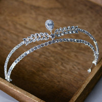 Simple Bridal Tiaras Hairbands Crystal Brides Headband