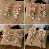 Baroque Lovely Long Earrings Prom Accessory