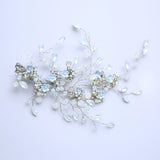 Korean Flower Brides Hair Sticks Rhinestones Headbands Bridal Crystal Hair accessory