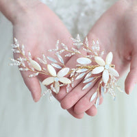 White Rhinestone Brides Hair Combs Crystal Barrettes Wedding Hair Jewelry Prom Head Wear J6206