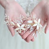 White Rhinestone Brides Hair Combs Crystal Barrettes Wedding Hair Jewelry Prom Head Wear J6206