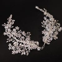 Fabulous Silver Brides Barrettes Hairbands Tiaras Crystal Headbands Wedding Hair Jewelry