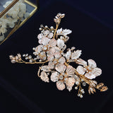 European Flower Brides Barrettes Hairaband Flower Headbands J6285