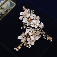 European Flower Brides Barrettes Hairaband Flower Headbands J6285