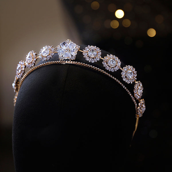 Stunning Crystal Bridal Tiaras Headpieces Evening Hair Accessories