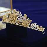 Gorgeous Zircon Crystal Brides Tiaras Headbands Wedding Hair Accessory SMIC7386