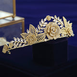 Gorgeous Zircon Crystal Brides Tiaras Headbands Wedding Hair Accessory SMIC7386