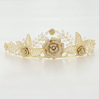 Gorgeous Zircon Crystal Brides Tiaras Headbands Wedding Hair Accessory SMIC7386