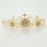 Gorgeous Zircon Crystal Brides Tiaras Headbands Wedding Hair Accessory SMIC7386