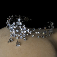 Gorgeous Cubic Zircon Wedding Crowns Headbands Crystal Headpieces