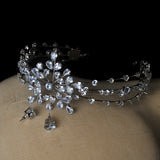 Gorgeous Cubic Zircon Wedding Crowns Headbands Crystal Headpieces