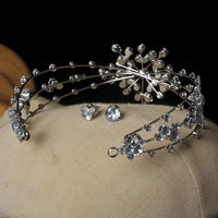 Gorgeous Cubic Zircon Wedding Crowns Headbands Crystal Headpieces