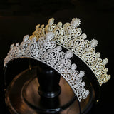 Stunning Cubic Zircon Crystal Tiaras Crowns Headpieces Wedding Hair Accessory TR00014