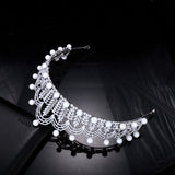 European Pearls Tiaras Bridal Headbands Wedding Crowns Headpieces