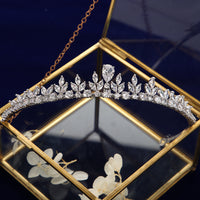 Gorgeous Silver Full Zircon Bridal Tiaras Crowns Plated Crystal Wedding Hairbands For Brideswww