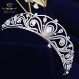 Elegant Zircon Bridal Tiara Crown Bridal Hairbands Wedding Hair Accessories TR0214