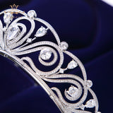 Elegant Zircon Bridal Tiara Crown Bridal Hairbands Wedding Hair Accessories TR0214