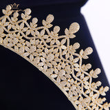 Elegant Princess Zircon Brides Tiaras Crowns Crystal Headbands Wedding Hair Accessories Prom Jewelry