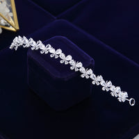 Silver Butterfly Tiaras Crowns Zircon Crystal Hairbands Headpieces Small Wedding Hair Accessories Bridesmaid Hairband