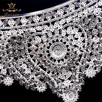 Luxurious Crystal Wedding Tiaras Crowns Brides Full Zircon Hairbands