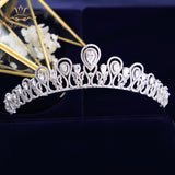 Fashion Wedding Hairbands Full Zircon Bridal Tiaras Crowns Plated Crystal For Brides Women Hair Jewelry