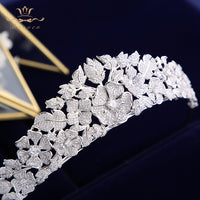 Elegant Queen Wedding Tiaras Bridal Crowns Tiaras Headpiece Bride Hair Jewelry Tocado Novia Wedding Hair Accessories