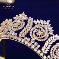 Full Zircon Crystal Wedding Hair Accessories Brides Royal Princess Hairbands Queen Silver Tiaras Crowns