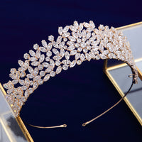 Gold\Silver Oversize Royal Wedding Tiaras Crowns for Brides Crystal Brides Headbands Evening Hair Accessories TR0419