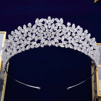 Gold\Silver Oversize Royal Wedding Tiaras Crowns for Brides Crystal Brides Headbands Evening Hair Accessories TR0419