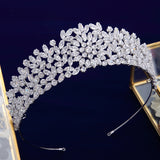 Gold\Silver Oversize Royal Wedding Tiaras Crowns for Brides Crystal Brides Headbands Evening Hair Accessories TR0419