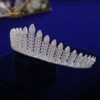 Gorgeous Princess Plated Crystal Silver Brides Tiaras Crowns Wedding Hair Accessories TR0428