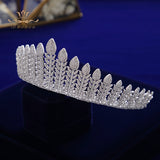 Gorgeous Princess Plated Crystal Silver Brides Tiaras Crowns Wedding Hair Accessories TR0428