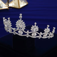 Princess Zircon Bridal Tiaras Headpiece Crystal Crown Headbands Wedding Hair Accessory TR0437