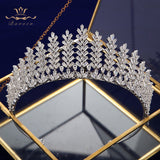 Stunning Princess Crystal Silver Brides Tiaras Crowns Headpieces Wedding Hair Accessories TR0443