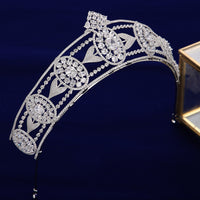 New Arrival Fabulous Crystal Wedding Hair Accessories Bride Zircon Crown Headdress Bridal Hair Jewelry TR0454