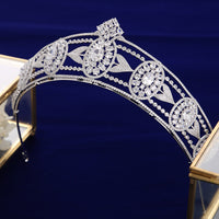 New Arrival Fabulous Crystal Wedding Hair Accessories Bride Zircon Crown Headdress Bridal Hair Jewelry TR0454