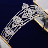 New Arrival Fabulous Crystal Wedding Hair Accessories Bride Zircon Crown Headdress Bridal Hair Jewelry TR0454