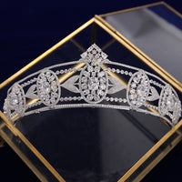 New Arrival Fabulous Crystal Wedding Hair Accessories Bride Zircon Crown Headdress Bridal Hair Jewelry TR0454