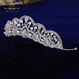 Fabulous Princess Crystal Silver Brides Tiaras Crowns Headpieces Wedding Hair Accessories TR0457