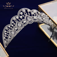 Fabulous Princess Crystal Silver Brides Tiaras Crowns Headpieces Wedding Hair Accessories TR0457